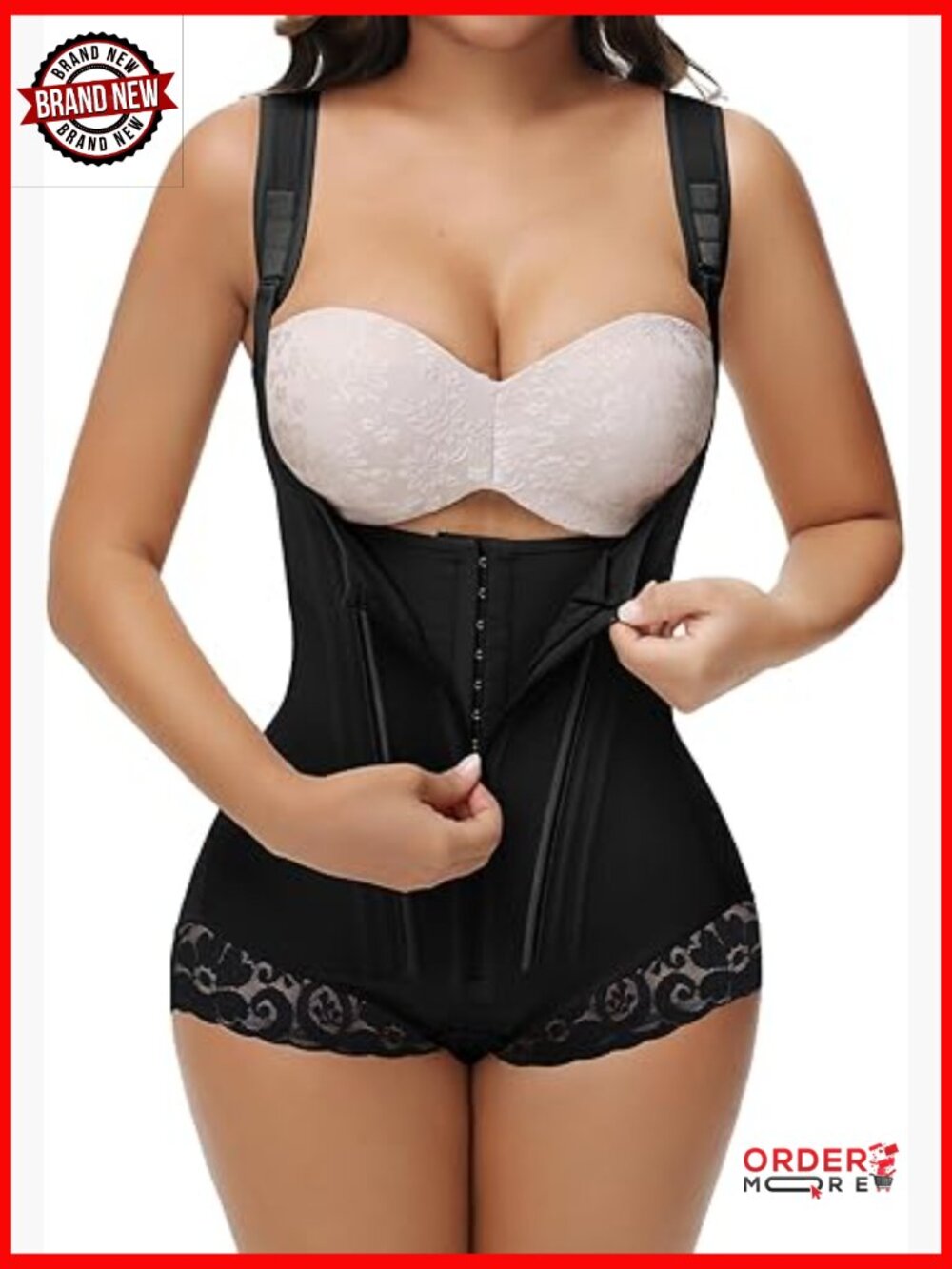 Postpartum Shapewear Bodysuit High Compression Corset Fajas Colombianas